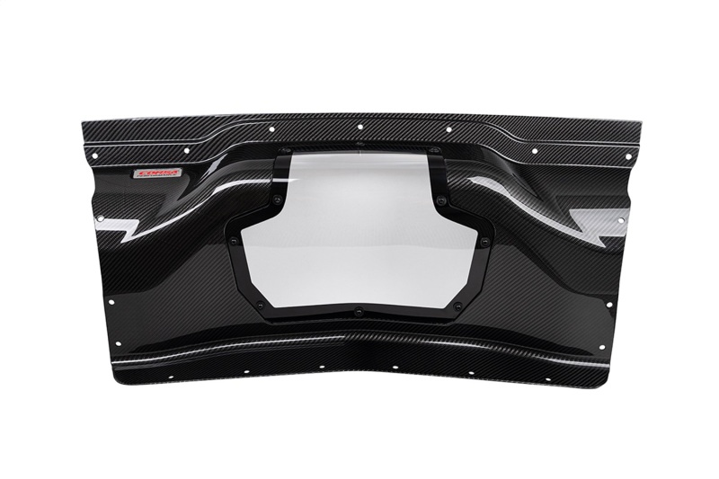 Chevrolet Corvette Trunk Panel - CORSA Performance - Carbon Fiber with Polycarbonate Window - `20-`27